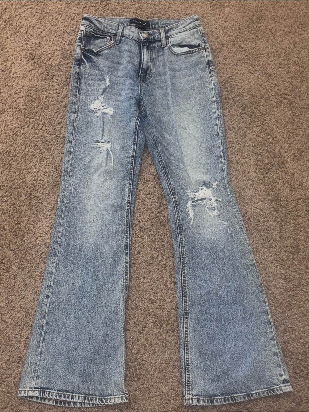 Aeropostale High Rise Flare light was jeans Size 8